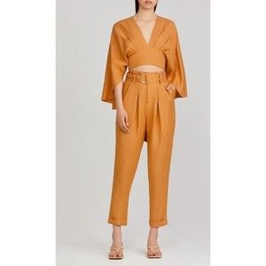 NWT Significant Other Womens Caramel Cecile Pants Slacks $259 Size 4